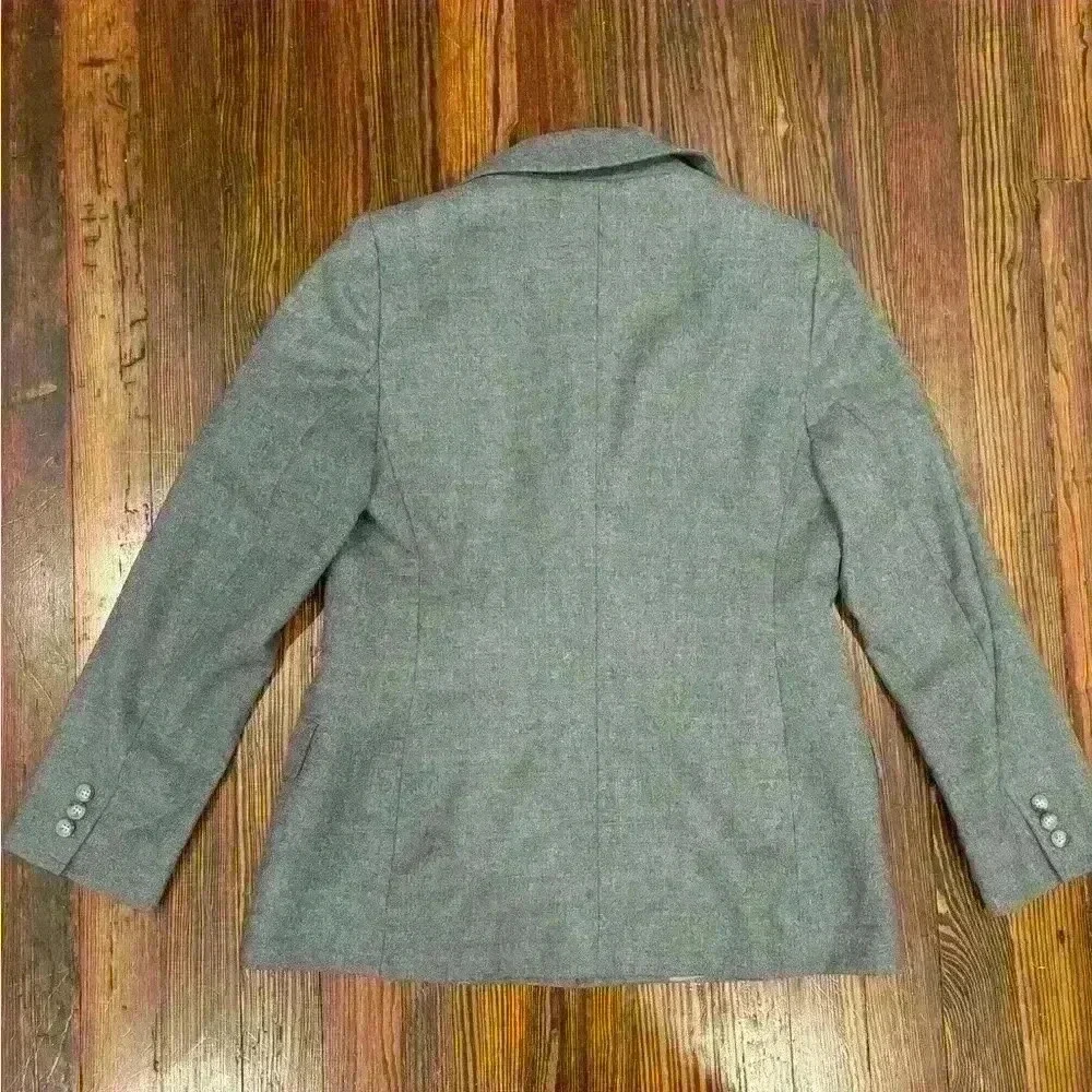 michael kors womens 100% wool blazer made in italy Gray Sz 8